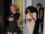 Beyoncé usa vestido curtíssimo em jantar com a irmã Solange Knowles