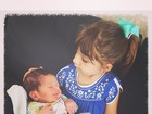 Sarah Oliveira dá à luz Martin, seu segundo filho: ‘Na calada da noite’