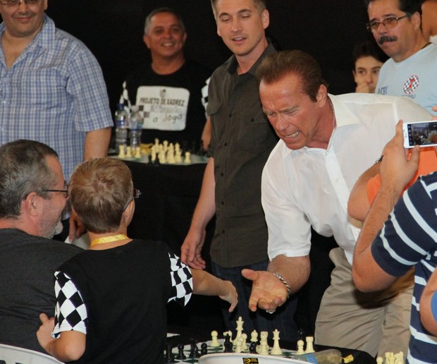Arnold Schwarzenegger (Foto: Henrique Oliveira/AgNews)