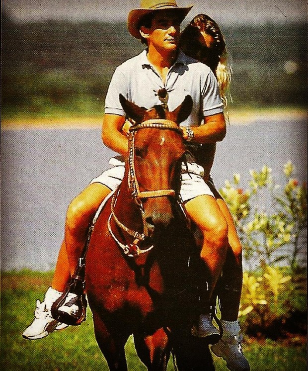 Adriane Galisteu e Ayrton Senna (Foto: Reprodução/ Instagram)