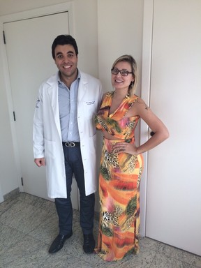 O médico Felipe Tosak com Andressa Urach (Foto: Reprodução)