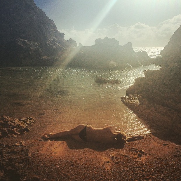 Heidi Klum posta foto de paisagem (Foto: Instagram / Reprodução)