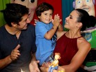 Juliana Knust reúne famosos na festa de 3 anos do filho