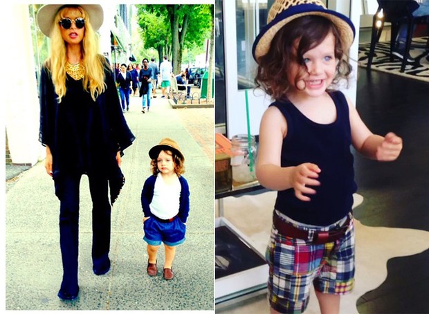 Crianças estilosas - Rachel Zoe e Skyler (Foto: Instagram / Reprodução)