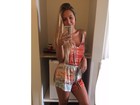Carolina Portaluppi faz selfie no espelho e recebe elogios