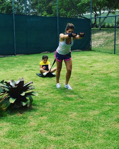 Flávia Alessandra e a filha (Foto: Reprodução / Instagram)