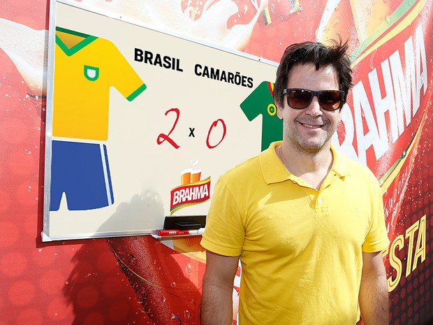 Murilo Benício aposta placar para jogo do Brasil e Camarões (Foto: Felipe Panfili / AgNews)