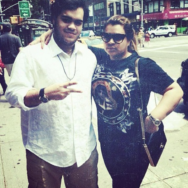 Preta Gil com o filho em Nova York (Foto: Instagram / Reprodução)