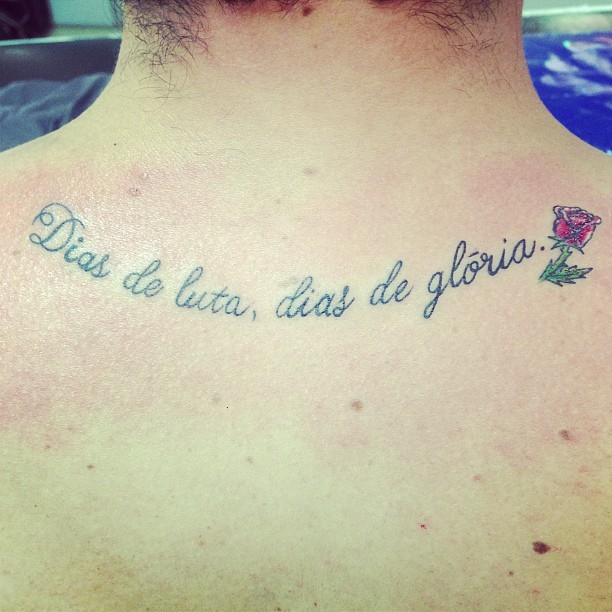Tatuagem de Gustavo Leão (Foto: Instagram/ Reprodução)