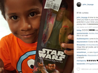 John Boyega, de 'Star Wars', manda recado para pequeno fã brasileiro