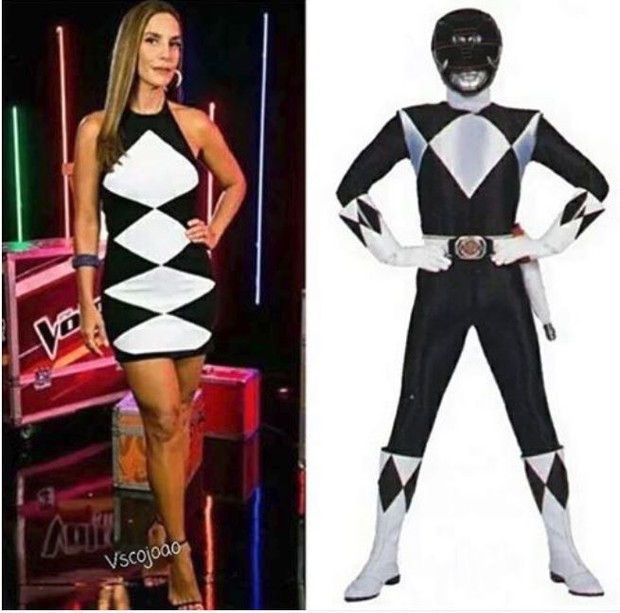 Look de Ivete Sangalo no The Voice Kids vira meme na web e é comparado a Power Rangers (Foto: Reprodução do Instagram)