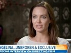 Angelina Jolie fala sobre contracenar com Brad Pitt: 'Desconfortável'