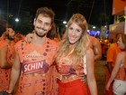 Lucas Malvacini curte carnaval com a namorada em Salvador