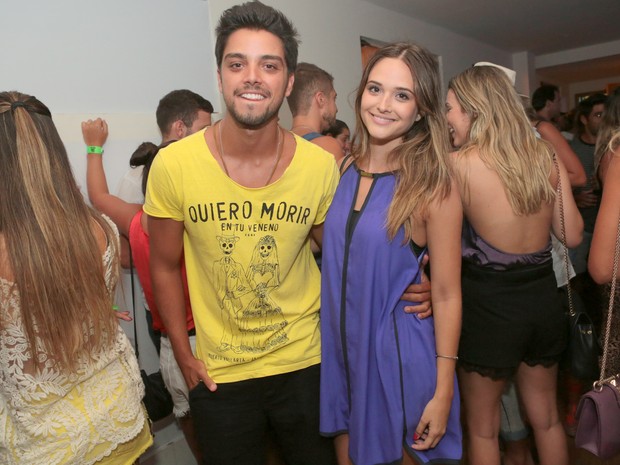 Rodrigo Simas e Juliana Paiva em festa na Zona Sul do Rio (Foto: Reginaldo Teixeira/ Divulgação)