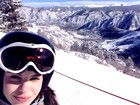 Sthefany Brito passa férias em estação de esqui nos Estados Unidos