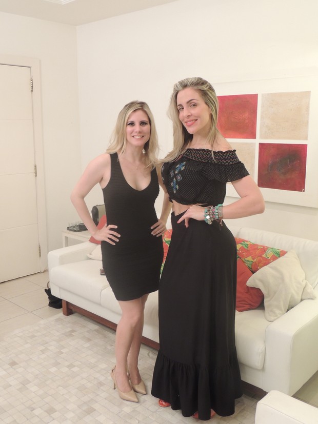 Joana Machado e Evelyn Montesano (Foto: Juliana Palmer / Divulgação)