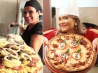 Hoje é Dia da Pizza! Solange Gomes e Geisy Arruda fazem receitas especiais