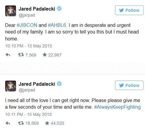 Jared Padalecki (Foto: Twitter / Reprodução)