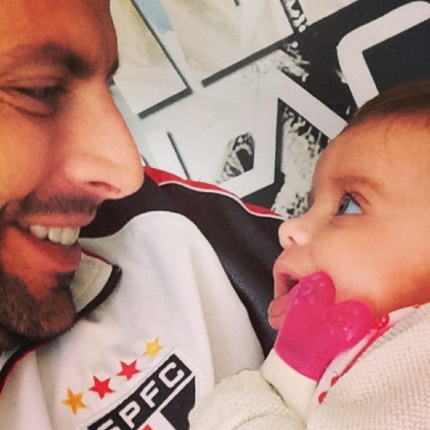  Henri Castelli com a filha, Maria Eduarda (Foto: Reprodução/ Instagram)