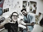 Pe Lanza faz nova tatuagem e compartilha foto: 'Rasgando o braço'