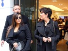 Na reta final da gravidez, Kim Kardashian vai com a mãe a Paris