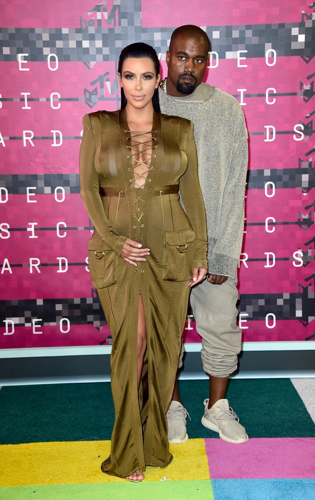 Kim Kardashian e Kanye West  (Foto: Getty Images)