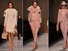 Blumarine apresenta coleção sofisticada e em tons pastel na Semana de Moda de Milão