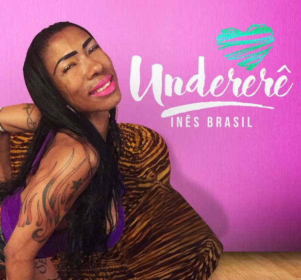 Capa do single Undererê de Inês Brasil (Foto: Divulgação)
