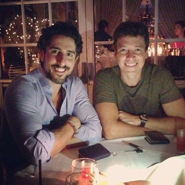 Marcos Mion e Rodrigo Faro jantam juntos em Miami (Foto: Reprodução / Instagram)