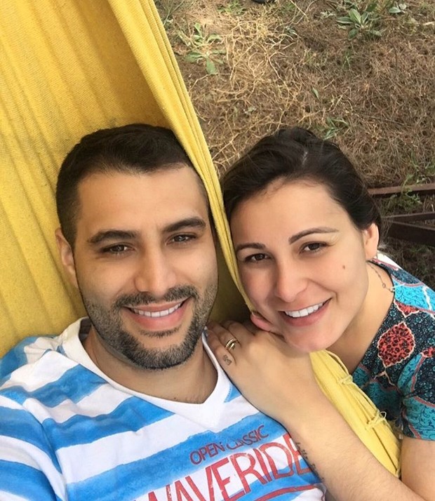 Andressa Urach com o marido, Tiago Costa (Foto: Reprodução/Instagram)