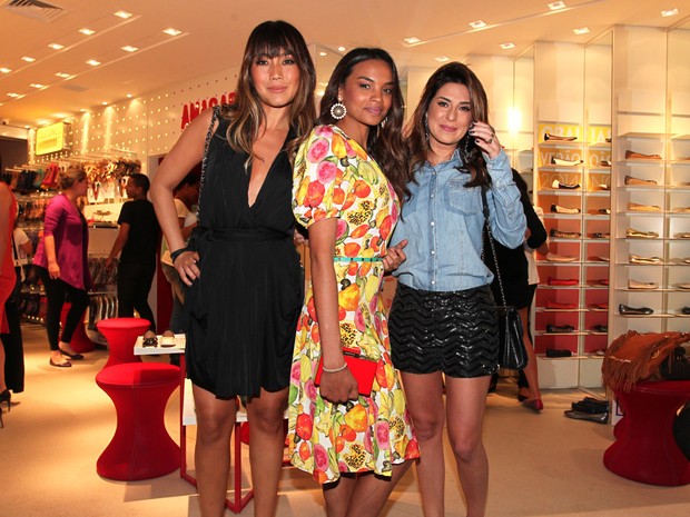 Dani Suzuki, Lucy Ramos e Fernanda Paes Leme (Foto: Manuela Scarpa/Foto Rio News)