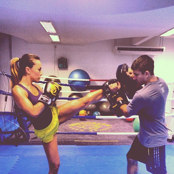 Sabrina Sato pratica muay thai (Foto: Instagram/ Reprodução)