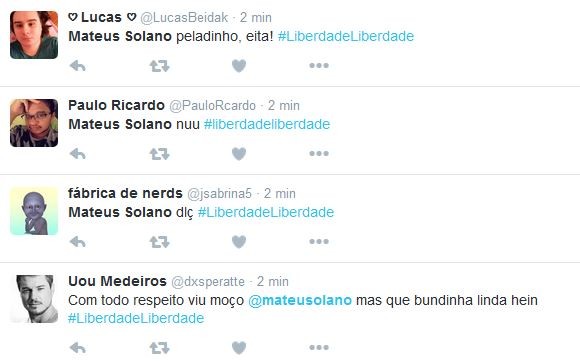Internautas comentam cena de Rodrigo Santoro (Foto: reprodução/twitter)