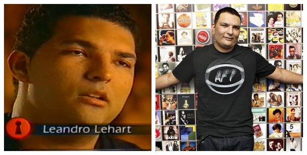 Antes e depois de Leandro Lehart (Foto: Reprodução de Vídeo | Celso Tavares / EGO)