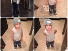 Amaury Nunes posta foto de filho de Danielle Winits 'estiloso'