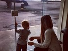 Irmã de Neymar posta foto com o sobrinho: 'Meu bebê está crescendo'