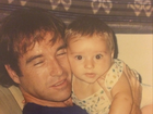 Thor Batista posta foto de quando era bebê no colo do pai, Eike Batista
