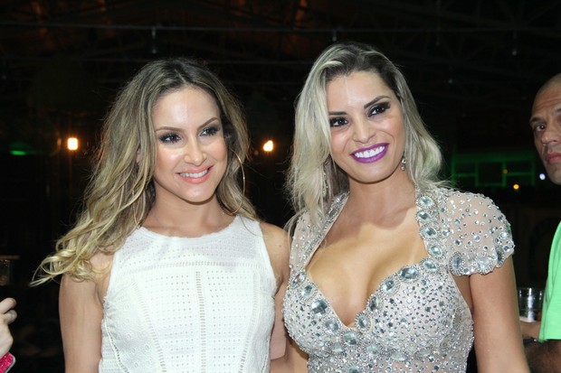 Claudia Leitte e Danubia Santos (Foto: Alex Palarea e Thiago Mattos / AgNews)