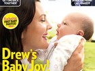 Drew Barrymore apresenta a filha para revista 