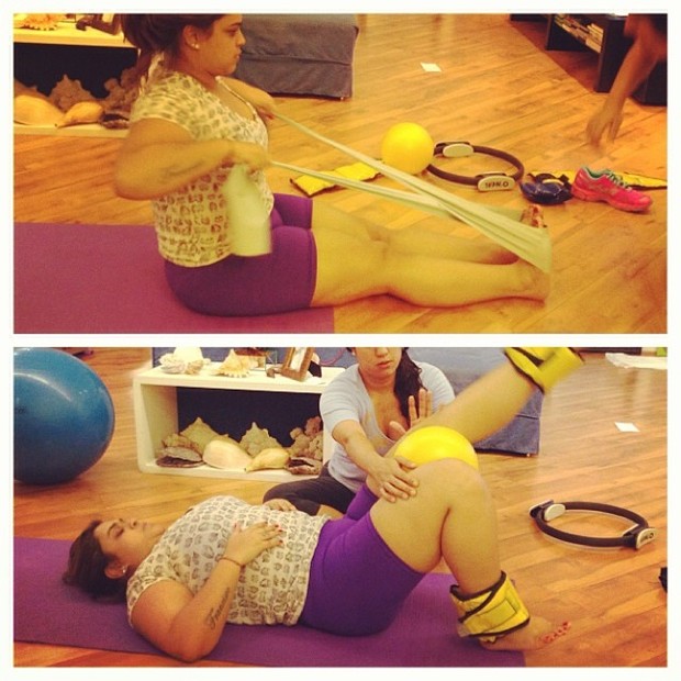 Preta Gil se exercita (Foto: Reprodução/Instagram)