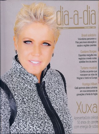 Xuxa na capa da revista Dia-a-Dia (Foto: Divulgação)