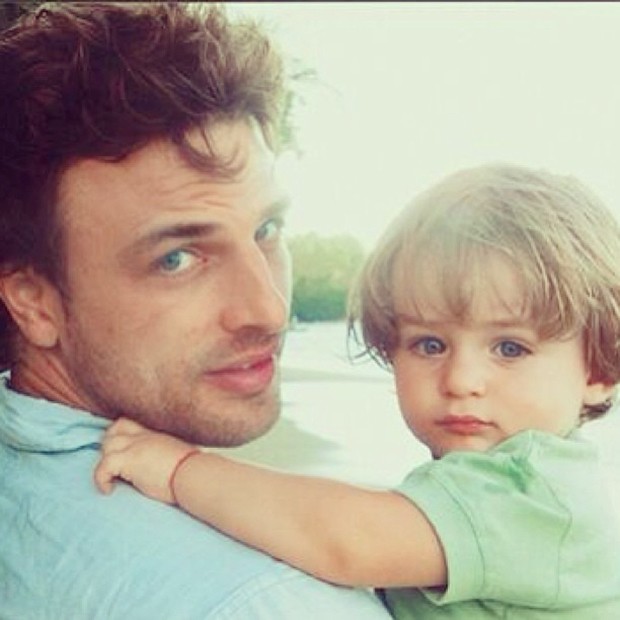 Cássio Reis com o filho Noah (Foto: Instagram / Reprodução)
