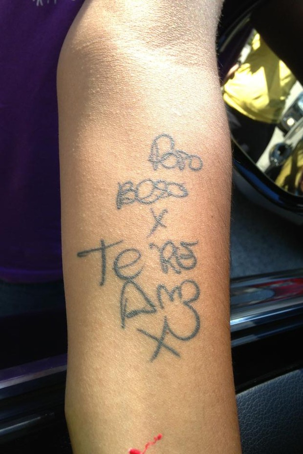 Tatuagem fã argentina da Xuxa (Foto: Facebook/Reprodução)