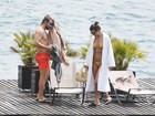 Bradley Cooper e Irina Shayk curtem férias na Itália