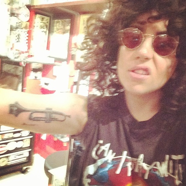 Lady Gaga exibe nova tatuagem (Foto: Instagram/ Reprodução)