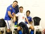 'Jogo da Amizade' reúne famosos no Estádio do Engenhão, no Rio