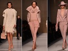 Blumarine apresenta coleção sofisticada e em tons pastel na Semana de Moda de Milão