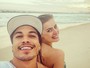 Ego Douglas Sampaio Posa Rayanne Morais Em Praia Not Cias De