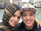 Wesley Safadão curte passeio romântico com a mulher na Itália