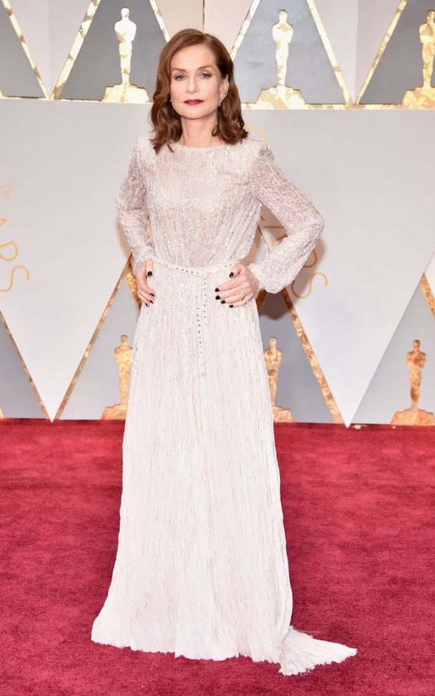 Isabelle Huppert no Oscar 2017 (Foto: Getty Images)
